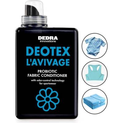 DEOTEX L’AVIVAGE Probiotický kondicionér na prádlo proti zápachu jemná vůně & hebkost 1000 ml
