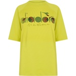 Diadora Тениска Diadora Women's Flowers Short Sleeve T-Shirt - Yellow
