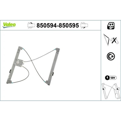 Zvedací zařízení oken VALEO 850595
