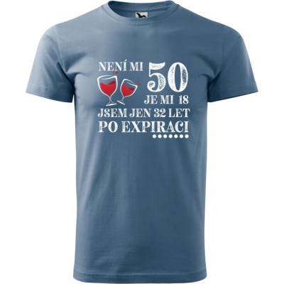 Dobrý Triko pánské tričko Po expiraci Denim