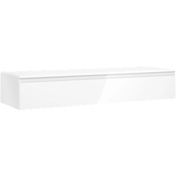 Mexen Orio баня шкаф за мивка 140 см с плот, 1 чекмедже, бял гланц - 91A10-14023-1-BFC00 (91A10-14023-1-BFC00)