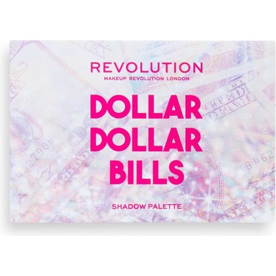 Revolution Beauty Power Eyeshadow Palette Dollar Dollar Bills Сенки палитра 6gr