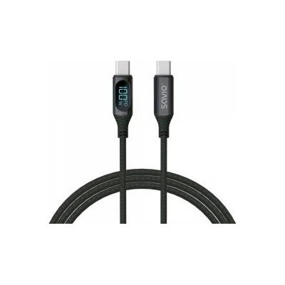 Savio Cable USB Savio USB-C - USB-C 1 m Black (SAVKABELCL-174)