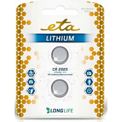 ETA PREMIUM CR2025 2ks CR2025LITH2