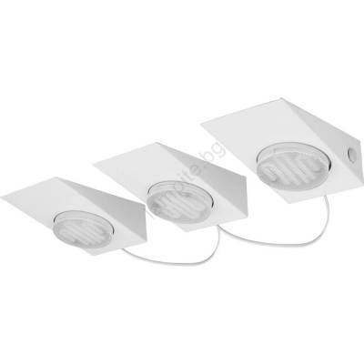 EGLO 89608 - Комплект 3x точкови осветителни тела KOB 3xGX53/7W/230V (EG89608)