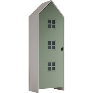 Vipack Бял/зелен детски гардероб 58x172x37 cm Casami Bruges - Vipack (CSBR1393)