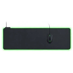 Razer goliathus extended chroma - extra large soft xxl gaming mouse pad with rgb lighting (cable holder, fabric surface, stitched edges, optimized for
