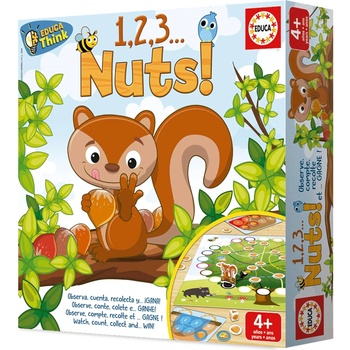 Educa Настолна игра 1, 2, 3 Nuts - Детска (EDU20083)