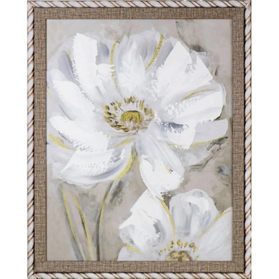 КАРТИНА С РАМКА БЕЛИ АНЕМОНИ