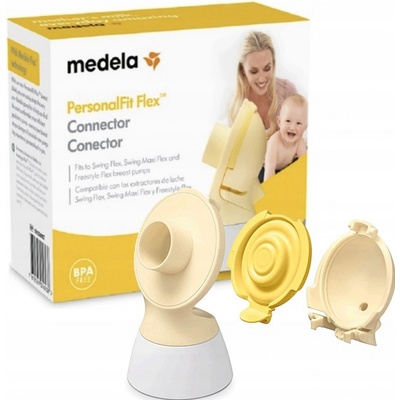 Medela 2x Konektor PersonalFit Flex Solo Swing Maxi bílý – Zboží Dáma