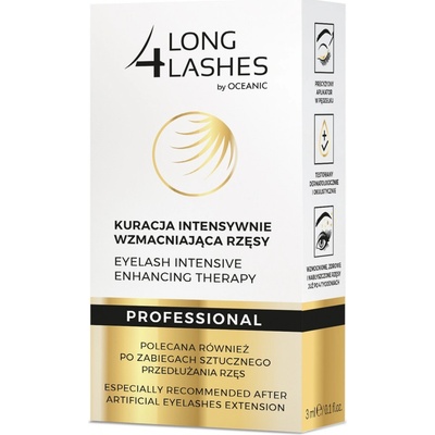 Long 4 Lashes Eyelash Intensive Enhancing Therapy Intenzivní kúra pro posílení řas 3 ml – Zboží Dáma