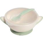 Babyono Купа с капак и лъжичка Babyono - Зелена, 300 ml (5901435417331)