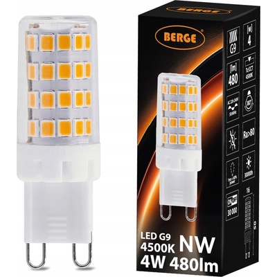 Milio LED žiarovka G9 5W 450L neutrálna biela