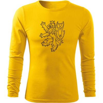 Dragowa Fit-T tričko s dlouhým rukávem český lev