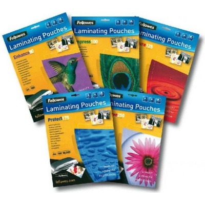 Laminovacie fólie Fellowes 83x113mm 125mic