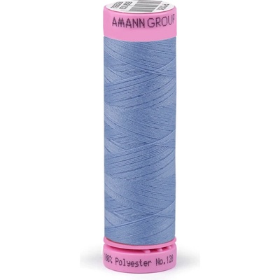 Polyesterové nitě návin 100 m Aspo Amann Varianta: 0818 Placid Blue, Balení: 5 ks