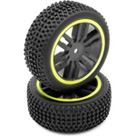 FUNTEK Гуми задни бъги Funtek Rear complete tyres (x2) Yellow FTK-21114 (FTK-21114)