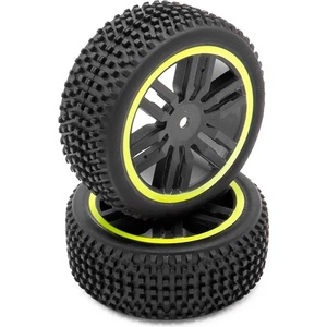 FUNTEK Гуми задни бъги Funtek Rear complete tyres (x2) Yellow FTK-21114 (FTK-21114)