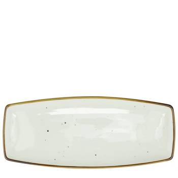 Image 1 of Horecano - Порцеланово плато правоъгълно 36x15xh2см ARIZONA GLISS-(AG3166-14.5) (0156476)