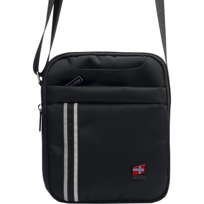 Nordee pánska crossbody taška 24 x 20 cm čierna