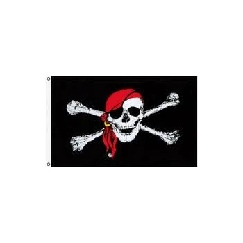 Pirátská vlajka velká