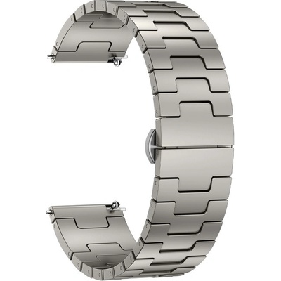 PROTEMIO 97088 H-SHAPED Kovový remienok pre Huawei Watch GT 5 46mm / Watch GT 5 Pro 46mm TITANIUM