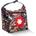 Ocun Торбичка за магнезий Ocun Boulder Bag Chalk bag - Marble Waves - размер One Size (335-0749-0211)