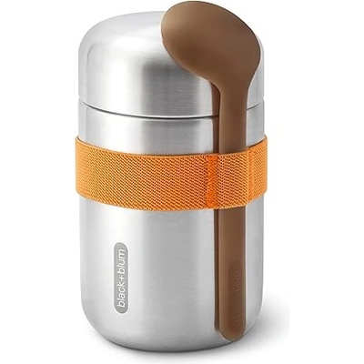 black+blum Термо чаша за храна от неръждаема стомана black + blum 400 мл, оранжева (1713)