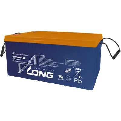 Long Тягов акумулатор Long CWP200-12N 12V 200Ah, Оловно-Карбонов, 522x238x219 мм (CWP200-12N)