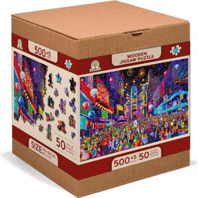 WOODEN CITY Dřevěné Silvestr 2v1 EKO 505 dílků