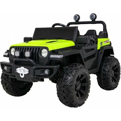 ELCARS Velké terénní elektrické auto 4x4 Zelená