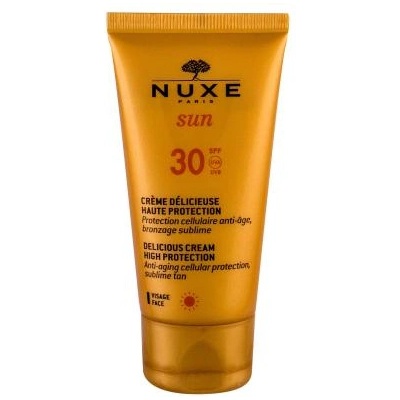 NUXE Sun Delicious Cream SPF30 водоустойчив слънцезащитен крем за лице 50 ml унисекс