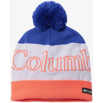 Columbia Polar Powder Beanie J 2053771516 clematis blue/snowdrift hot coral