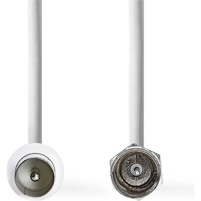 Nedis Кабел Nedis F щепсел - коаксиален щепсел, 75 Ohm, двойно екраниран, 1, 5 m CSGL41800WT15 (CSGL41800WT15)