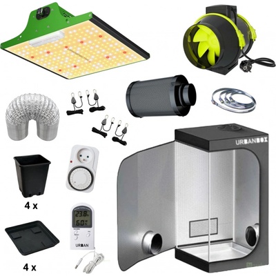Higarden LED Set 100W Viparspectra 60x60x160cm – Zboží Dáma