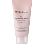 Mary&May Rose Hyaluronic Hydra Wash off Pack MINI - Глинена маска с розова вода и хиалуронова киселина MINI 30г