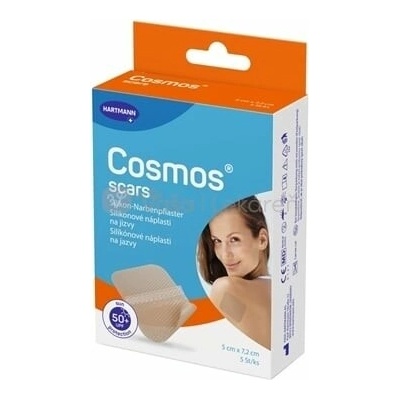 Cosmos Scar náplast na jizvy silikon.5 x 7, 2 cm 5 ks