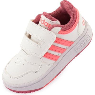 adidas detské topánky Jr Hoops White-Pink