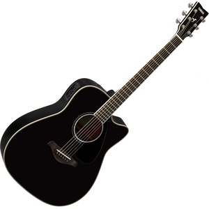 Yamaha FGX830C Black Електро-акустична китара Дреднаут