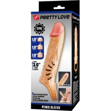 Pretty Love Penis Sleeve 1 Clear, návlek na penis