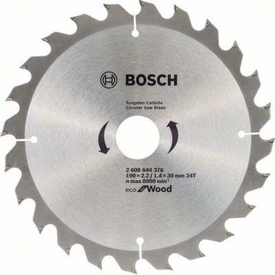 Bosch 2608644376 Pílový kotúč Eco for Wood 190x2.2/1.4x30 24T