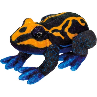 žaba oranžovo-čierna 13 cm