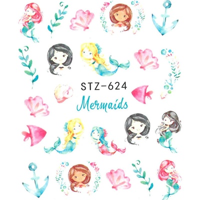 Vodolepky na nechty Mermaids STZ 624