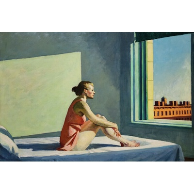 Plagát, Obraz - Morning Sun (1952), Edward Hopper, 40 × 26.7 cm
