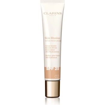Clarins Skin Illusion Tinted Moisturizer тониращ крем SPF 25 цвят 02.5 40ml