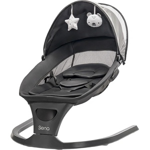Lorelli Електрически шезлонг с люлеене Lorelli Premium - Siena, графит (10090110002) - baby