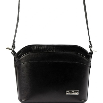Mia More malá kožená crossbody kabelka no. 009 černá