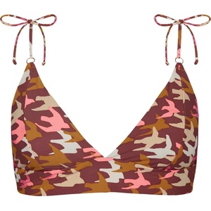 Barts Дамско бикини горнище Barts Women's Conchu Bralette Bikini top - Maroon - размер 36 (EU) (150-6443-0111)