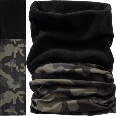 Multifunkčný flisový nákrčník Brandit Darkcamo Darkcamo