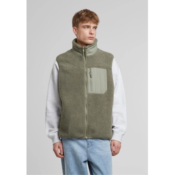 Urban Classics Грейка Sherpa Vest palegreen XXLUB-TB6723-05292 - Тъмносив, размер XL